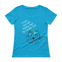 Load image into Gallery viewer, I love my Doodle Ladies' Scoopneck T-Shirt
