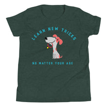 Load image into Gallery viewer, Kid's Learn New Tricks...Youth Short Sleeve T-Shirt