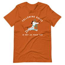 Load image into Gallery viewer, &quot;Falling Rules Is Not As Much Fun&quot; Short-Sleeve Unisex T-Shirt