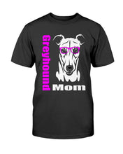 Load image into Gallery viewer, Greyhound Mom with glasses Bella + Canvas Unisex T-Shirt