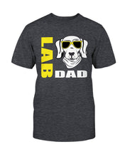 Load image into Gallery viewer, Lab Dad with glasses Bella + Canvas Unisex T-Shirt