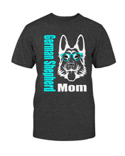 Load image into Gallery viewer, German Shepherd Mom with glasses Bella + Canvas Unisex T-Shirt