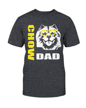 Load image into Gallery viewer, Chow with Glasses Dog Dad Unisex T-Shirt