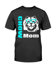 Load image into Gallery viewer, Chow with Glasses Dog Mom Unisex T-Shirt