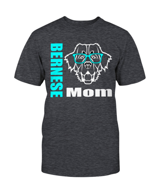 Bernese with Glasses Dog Mom  Unisex T-Shirt