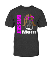 Load image into Gallery viewer, Basset with Glasses Dog Mom Unisex T-Shirt