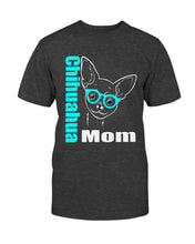 Load image into Gallery viewer, Chihuahua with Glasses Dog Mom Unisex T-Shirt