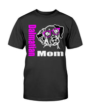 Load image into Gallery viewer, Dalmatian Mom with glasses Bella + Canvas Unisex T-Shirt