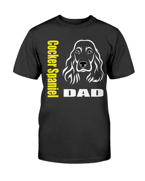 Cocker Spaniel Dog Dad Unisex T-Shirt