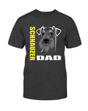 Load image into Gallery viewer, Schnauzer dad Bella + Canvas Unisex T-Shirt