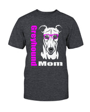Load image into Gallery viewer, Greyhound Mom with glasses Bella + Canvas Unisex T-Shirt