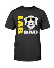 Load image into Gallery viewer, Lab Dad with glasses Bella + Canvas Unisex T-Shirt