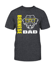 Load image into Gallery viewer, Bernese with Glasses Dog Dad  Unisex T-Shirt