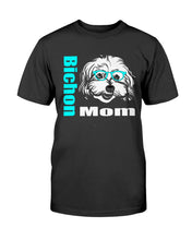 Load image into Gallery viewer, Bichon with Glasses Dog Mom Unisex T-Shirt
