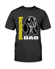 Load image into Gallery viewer, Dachshund Dad Bella + Canvas Unisex T-Shirt