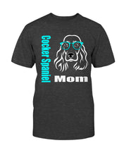 Load image into Gallery viewer, Cocker Spaniel with Glasses Dog Mom Unisex T-Shirt