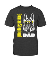 Load image into Gallery viewer, German Shepherd Dad with glasses Bella + Canvas Unisex T-Shirt