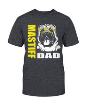 Load image into Gallery viewer, Mastiff Dad with glasses Bella + Canvas Unisex T-Shirt
