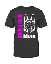 Load image into Gallery viewer, German Shepherd Mom with glasses Bella + Canvas Unisex T-Shirt