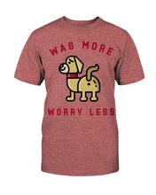 Load image into Gallery viewer, &quot;Wag More, Worry Less&quot; Short-Sleeve Unisex T-Shirt