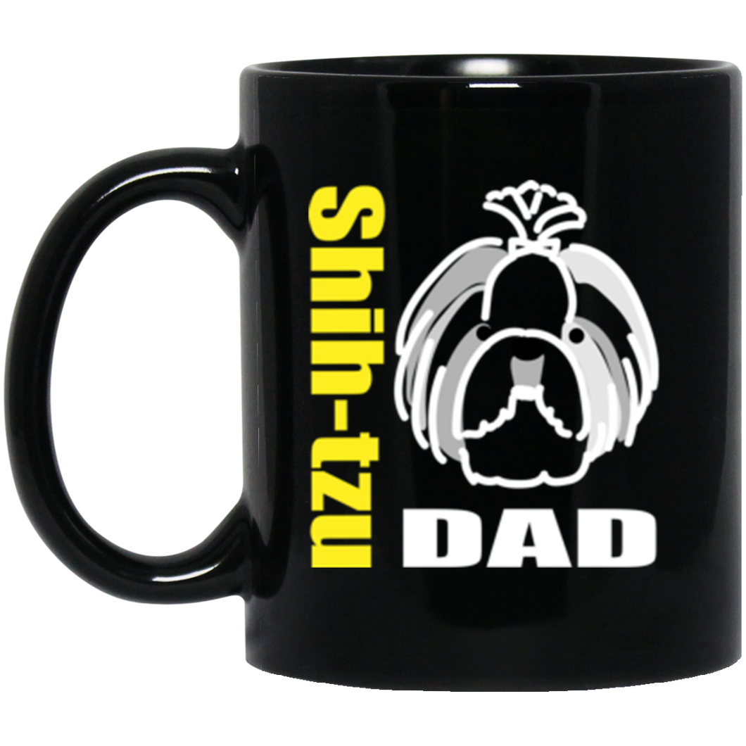 Shih-Tzu Dad 11 oz. Black Mug