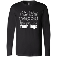 Load image into Gallery viewer, The Best Therapist Bella + Canvas Men&#39;s Jersey LS T-Shirt