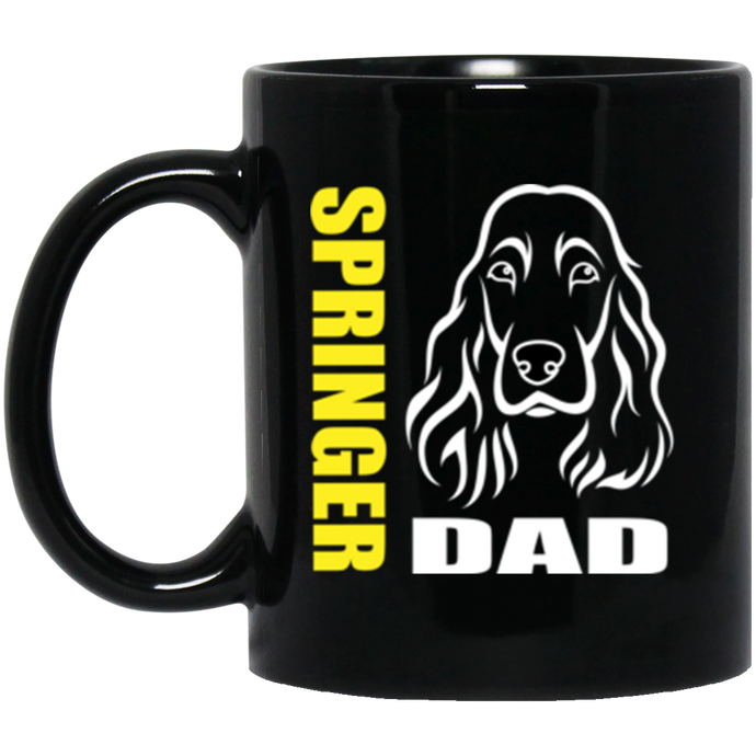 Springer Dad 11 oz. Black Mug