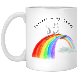 Furever In My Heart 11 oz. White Mug