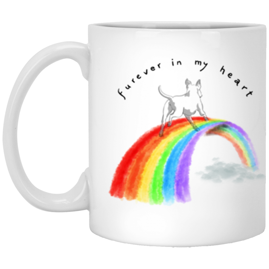 Furever In My Heart 11 oz. White Mug