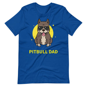 Pitbull Dad Short-Sleeve Unisex T-Shirt