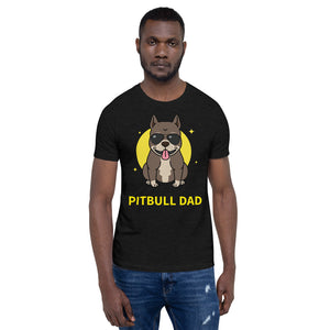 Pitbull Dad Short-Sleeve Unisex T-Shirt