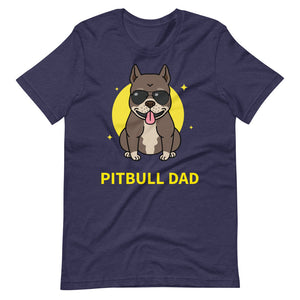 Pitbull Dad Short-Sleeve Unisex T-Shirt