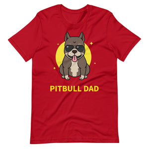 Pitbull Dad Short-Sleeve Unisex T-Shirt