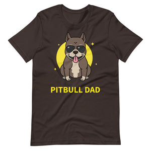 Pitbull Dad Short-Sleeve Unisex T-Shirt