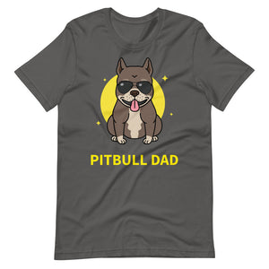Pitbull Dad Short-Sleeve Unisex T-Shirt