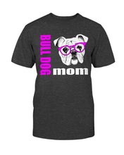 Load image into Gallery viewer, Bulldog with Glasses Dog Mom Unisex T-Shirt