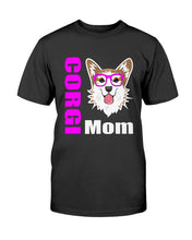 Load image into Gallery viewer, Corgi Mom with glasses Bella + Canvas Unisex T-Shirt