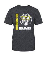 Load image into Gallery viewer, Dachshund Dad with Glasses Bella + Canvas Unisex T-Shirt