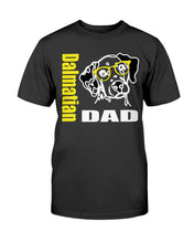 Load image into Gallery viewer, Dalmatian Dad with glasses Bella + Canvas Unisex T-Shirt